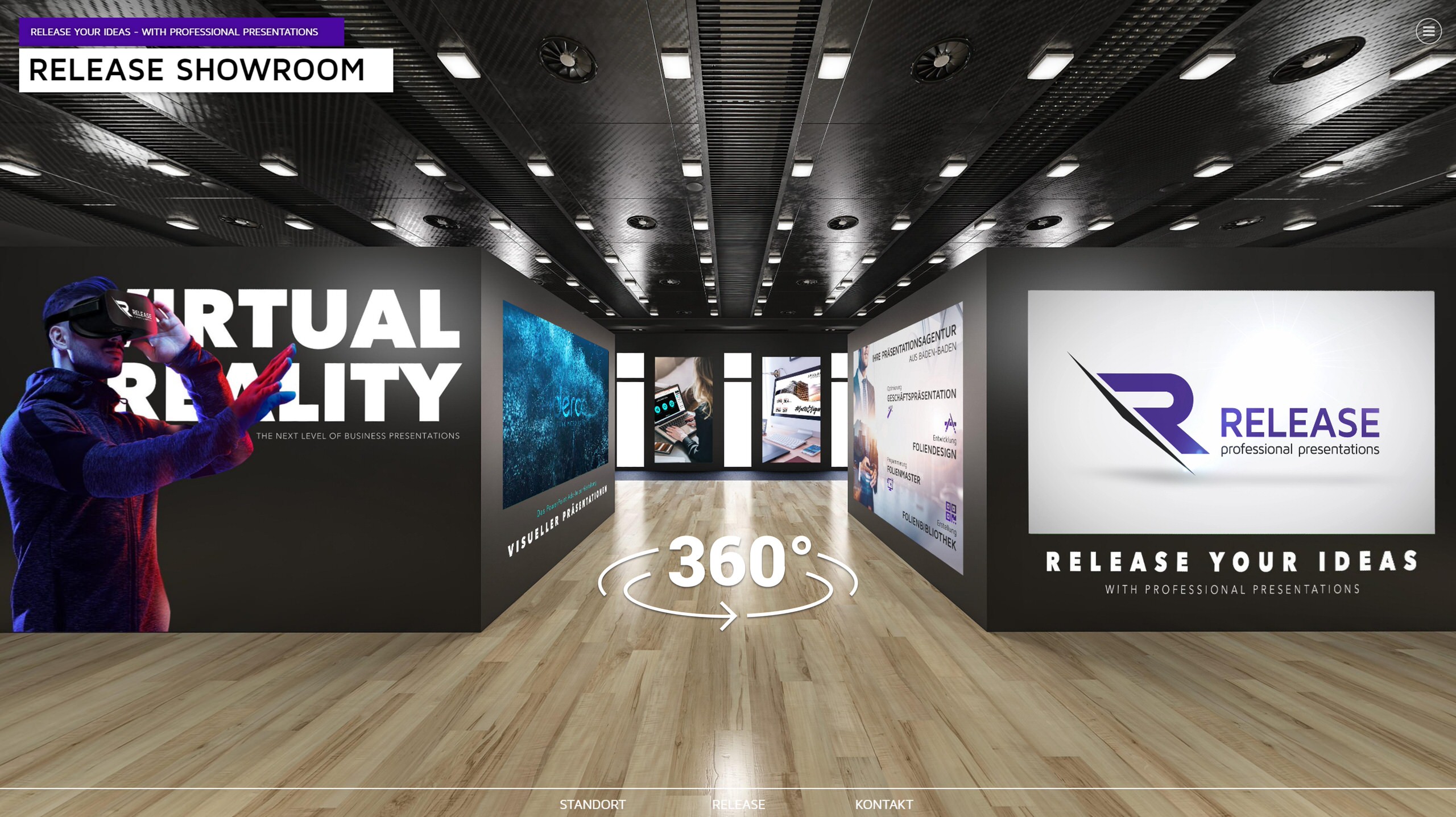 RELEASE 360 Grad Virtual Reality Showroom