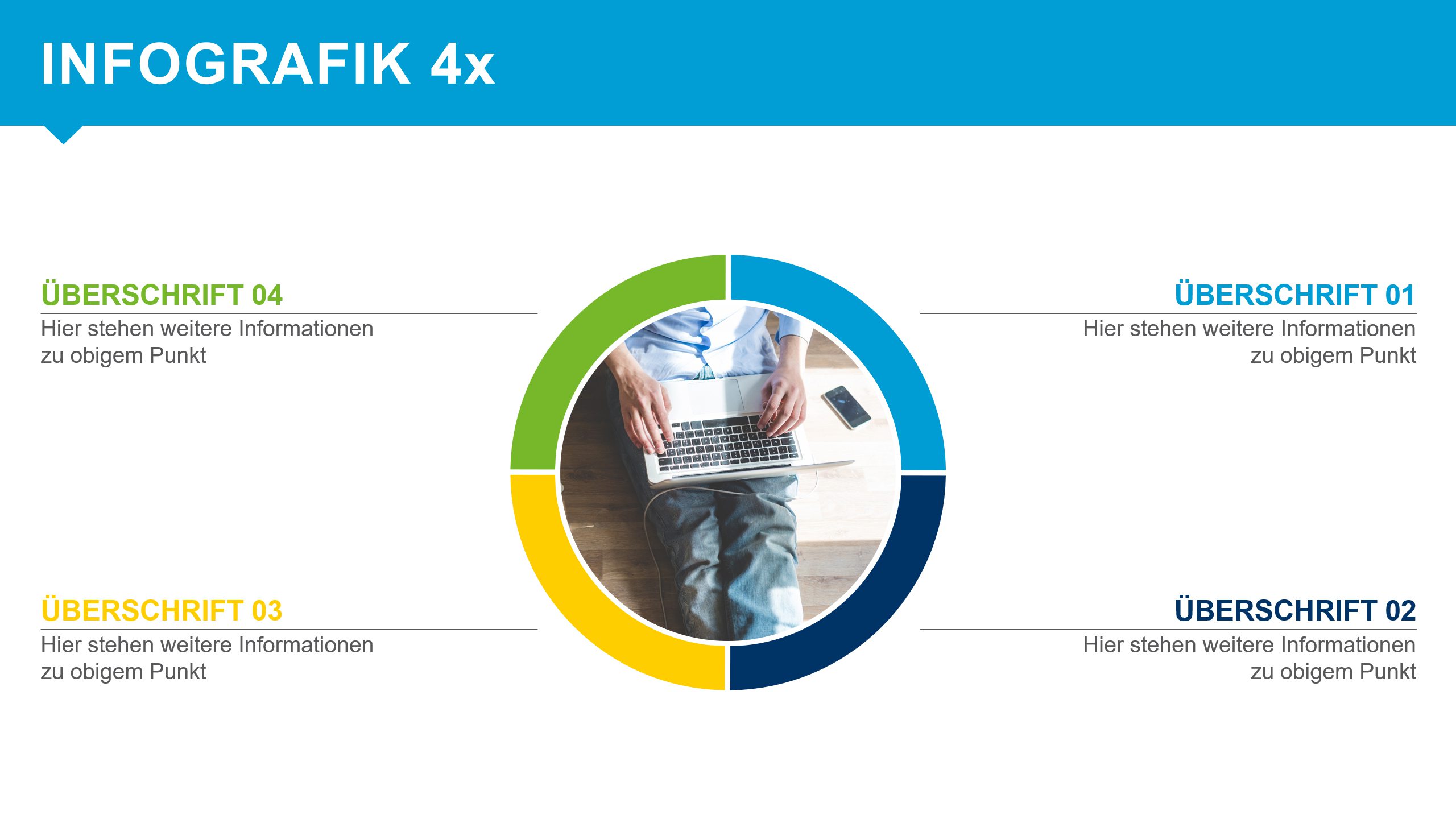 IHK PowerPoint Präsentation Infografik 4x