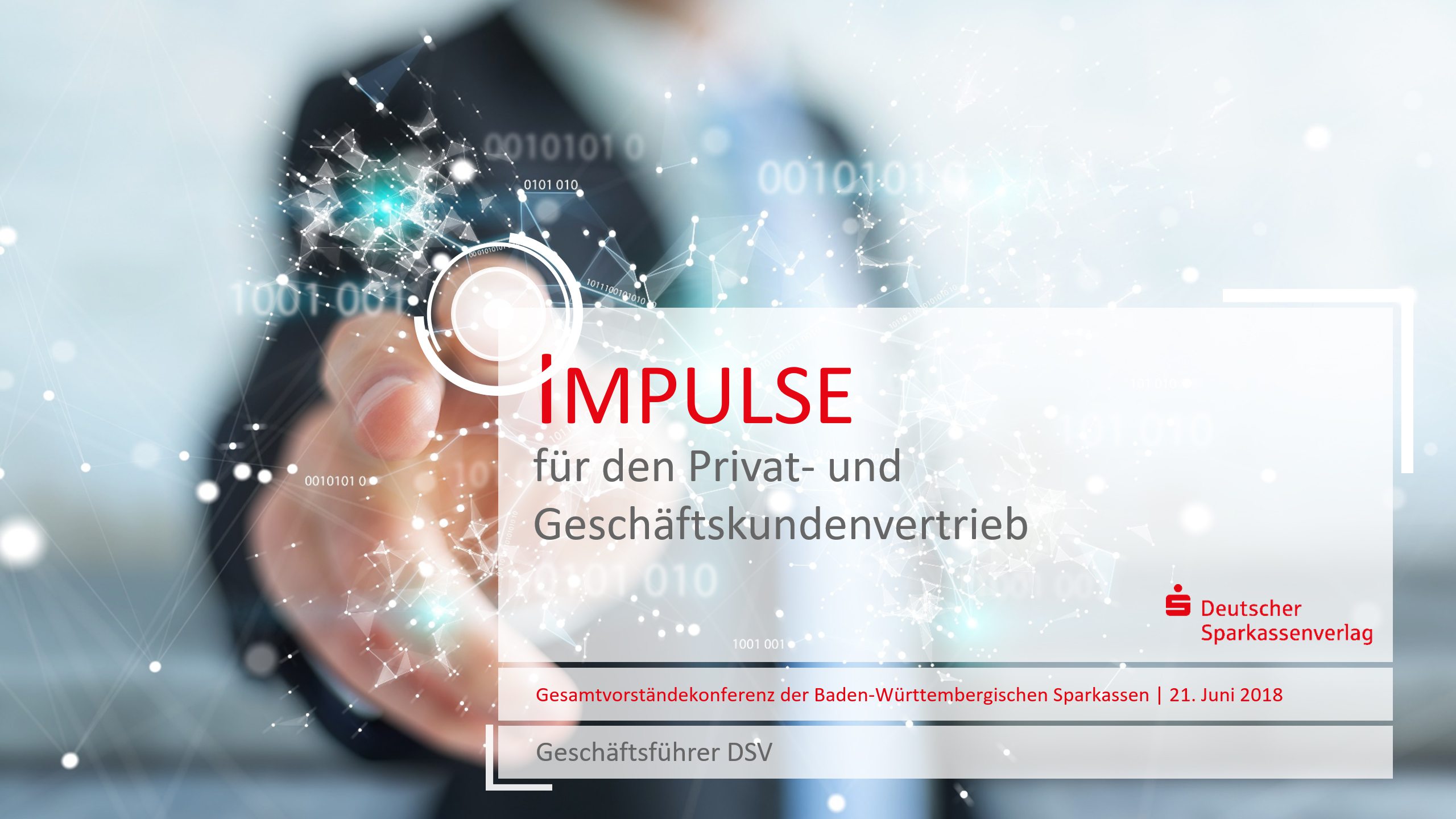 Deutscher Sparkassenverlag PowerPoint Titelfolie
