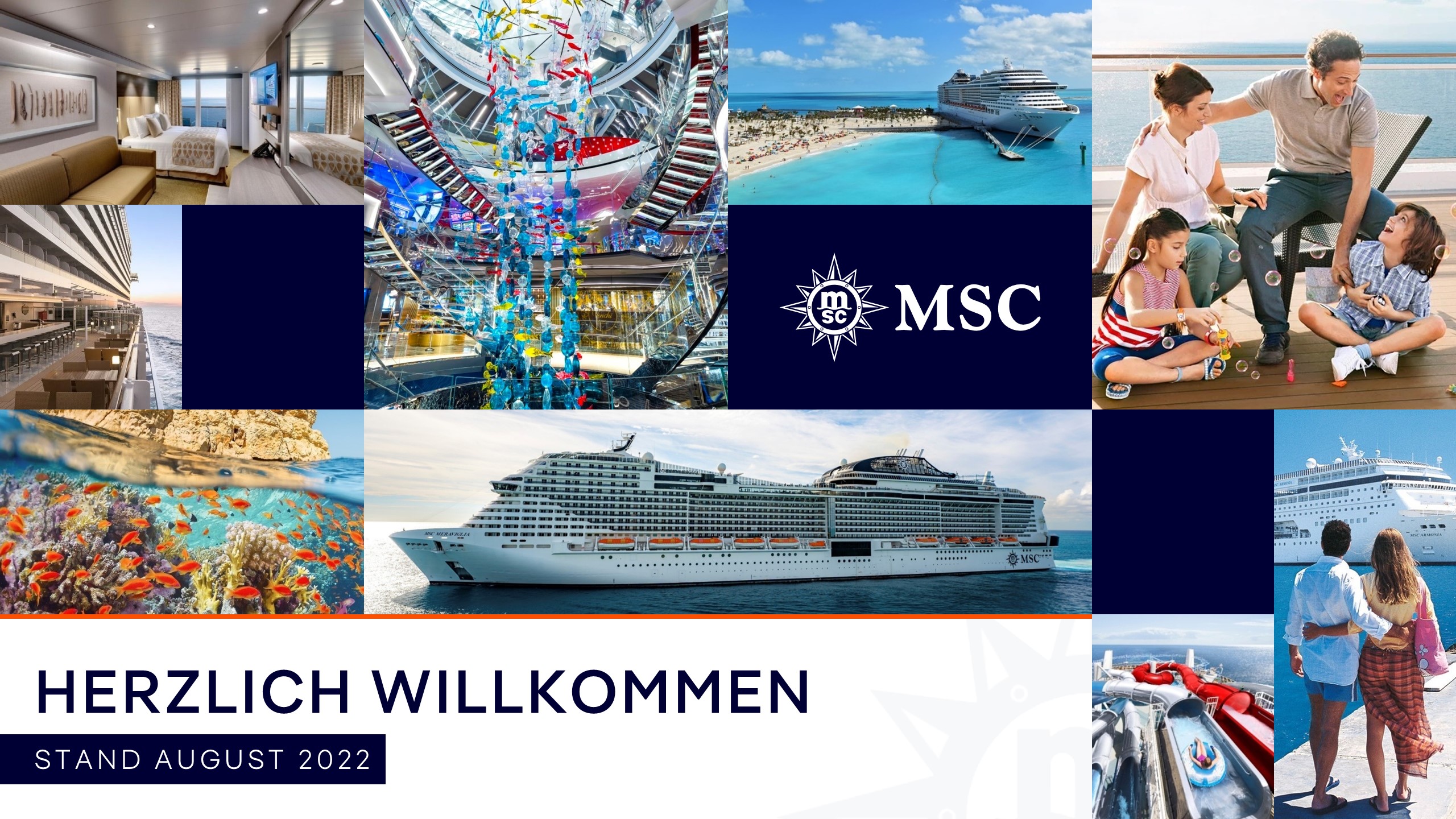 MSC PowerPoint Präsentation TitelfolieOptimierung des PowerPoint-Auftritts von MCS Cruises